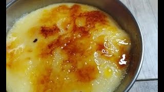 Crema Catalana o Crème brûlée Monsieur Cuisine [upl. by Ardnua]