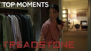 Treadstone  Top Moments Season 1 Episode 1 SoYun Fights Kwon  on USA Network [upl. by Batish]