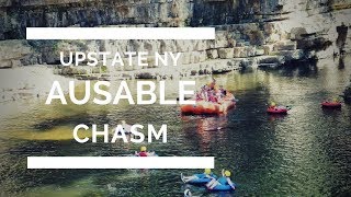 TRAVEL  New York Ausable Chasm [upl. by Ahserkal798]