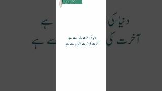 Gehri line duniya ki izzat maal se hai islamicvideo [upl. by Shaylyn]