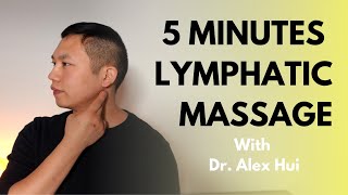 Simple Lymphatic Massage for the Head Face and Neck [upl. by Einaffyt741]