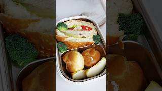 ASMR🎧Lets make bento with me🍔🧁🍎asmr lunchbox bento short food ideas tastyfoodsatisfying [upl. by Ettinger]