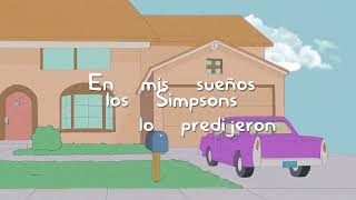 Cumbia Pedregal  Los Simpsons Lo Predijeron Lyric Video [upl. by Aramat]