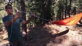 Hummingbird Ultralight Camping Hammocks Set Up Instructions [upl. by Inigo118]