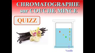 CHROMATOGRAPHIE sur COUCHE MINCE  QUIZZ  Chimie Seconde [upl. by Eldwon753]