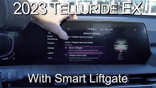 New 2023 Kia Telluride EX with Smart LiftgateHow to Activate Liftgate [upl. by Iur]