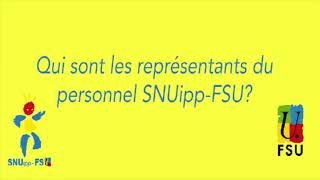 SNUippFSU33 les élus SNUippFSU et les instances [upl. by Dnomde669]