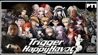 Blind Playthrough of Danganronpa Trigger Happy Havoc Part 1 ChiseledAdonis [upl. by Yonatan193]