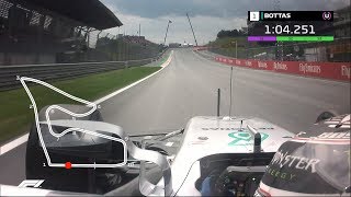 Valtteri Bottas Pole Lap Masterclass  2017 Austrian Grand Prix [upl. by Shirberg]