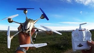 HJ818 Hexacopter Drone Test Flight [upl. by Iggam]