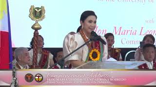 Atty Leni at UP Cebu 84th Commencement Exercises [upl. by Nauqe]