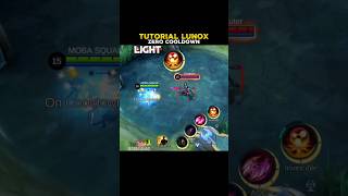 Lunox tutorial zero cooldown ✅😱 [upl. by Tewfik]