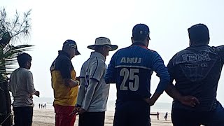 Kalamb beach cricket tournament league match mumbai Royal strikers vs Santosh bhavan live 2024 [upl. by Reinhart]