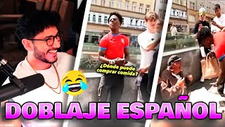 DOBLAJE ESPAÑOL 💥 ZEIN REACCIONA AL DOBLAJE DE SPEED QUIEN ES MEJOR CRISTIANO O MESSI [upl. by Mclyman]