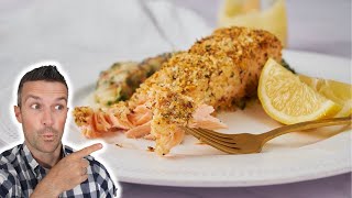 The BEST Air Fryer Salmon A Crispy Italian Masterpiece [upl. by Elleret876]