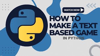 How to Make a Simple Textbased Game in Python  Easy Python [upl. by Marlena]