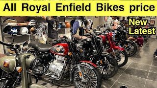 Latest All Royal Enfield Bikes price Classic 350 Bullet Standard350 all Accessories detailed review🔥 [upl. by Olihs375]