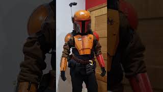 Day 100 of Making Steel Mandalorian Armour  Making the Straps mandalorian starwars diy [upl. by Publia936]