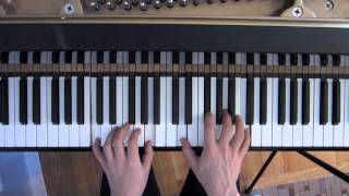 Jazz Piano Lesson 35 Voicing Melody Harmony iiVI [upl. by Anaehs]