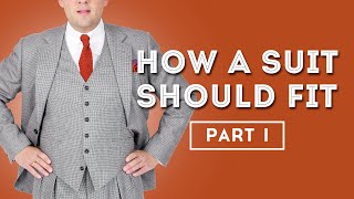 How A Suit Should Fit  Mens Suits Fit Guide  Gentlemans Gazette [upl. by Ailemaj]