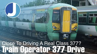 Train Operator 377  London To Gatwick  Class 377  Southern Rail [upl. by Esir995]