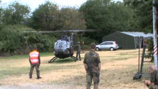 BO 105 der Bundeswehr startet in Oberursel [upl. by Aihseyk]