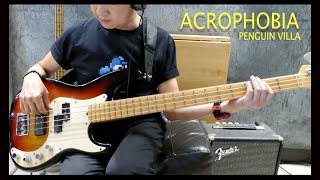 ACROPHOBIA  PENGUIN VILLA Bass cover by Tom  4strings [upl. by Notxed]