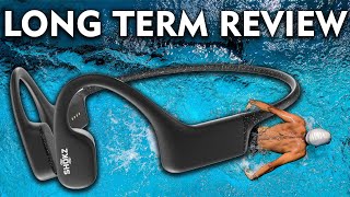 Shokz Openswim Review  Aftershokz Xtrainerz [upl. by Eiramrebma945]