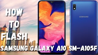 How to flash Samsung Galaxy A10 SM A105F  A10 SM A105F Flash file Flashing Guide with SP Flash Tool [upl. by Karissa]