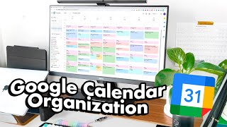 My Google Calendar System 🗓️ Student Productivity amp Time Management [upl. by Wyatan]