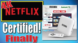 MECOOL KM2 TV Box  Official Android TV OS  4K NETFLIX [upl. by Hsejar]