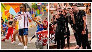 Ozuna Rauw Alejandro Lyanno amp Lunay Filmando Video De “Luz Apaga” [upl. by Nuli]