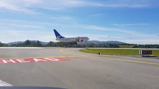 Landing at Bergen Airport Flesland [upl. by Eronel]