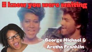 George Michael Aretha Franklin I knew you were waiting Reaction georgemichael arethafranklin [upl. by Afrikah]