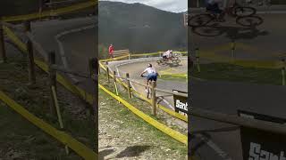 Primeros puestos en los mundiales de MTB de Andorra 2024 Alan Koretzky Pidcock y Charlie mtb xc [upl. by Edac870]