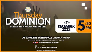 DOMINION SERVICE WITH REV VICTOR G NGANGA  14122023 [upl. by Netsirhc340]