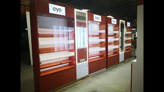 Modern Store Showcases for Optical Store Design Optical Store Showcase Display Cabinets [upl. by Eemiaj]