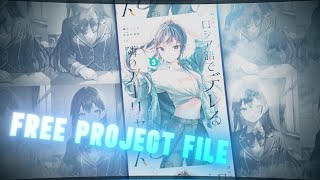 YUKI EDIT  FREE PROJECT FILE  4K60FPS [upl. by Haronid]