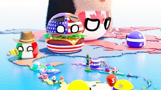 Meet the North amp Central America and Caribbean  3D Countryballs [upl. by Kingsley]