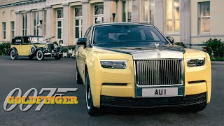 New Rolls Royce Phantom Celebrates Goldfinger 007 Movie with a Stunning Gold Finish [upl. by Hsuk917]