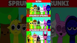 Incredibox Sprunked Ultra VS Sprunked Sprunki VS Sprunked Remake NORMAL MIX VERSION [upl. by Lednam660]