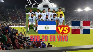 EL SALVADOR con victoria 1 x 0 ante R DOMINICANA SUB 20 [upl. by Tnomel702]