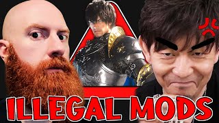 The BEST Paladin Animation Mod Ever Made  Xeno Reacts to Final Fantasy 14 Illegal Mods [upl. by Milissent]