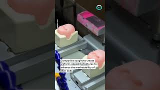 How Dolls Are Made In Factory  ViralHog [upl. by Ellerred]