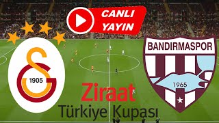 GALATASARAY BANDIRMASPOR MAÇI CANLI İZLE [upl. by Trovillion]