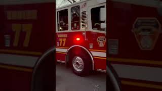 Bethpage fire department Engine 77 leaving a afa [upl. by Esmaria]