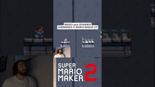 MARIO gets SPANNER HAMMERED in MARIO MAKER 2 shorts [upl. by Olivia]