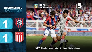 SAN LORENZO 1  1 ESTUDIANTES I Resumen del partido I CopaSurFinanzas 2024 [upl. by Gibrian]