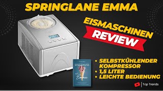 SPRINGLANE Eismaschine Emma Review [upl. by Ahsal]