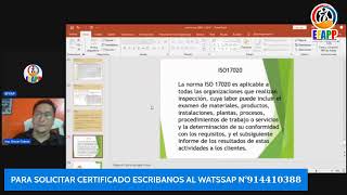 INSPECCIÓN Y MUESTREO EN ALIMENTOS ISO 28591  ISO 28292 E ISO IEC 170202012 [upl. by Aitnahc]